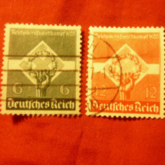 Serie Germania 1935 -Deutsches Reich -Zvastica, 2val.stampilate