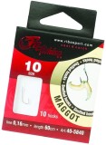 Carlige Legate Filfishing Magot Rig, Nr.8, 0.20mm, 60cm, 10buc/plic
