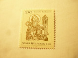 Serie 1 val. RFG 1994 1000 Ani Biserica St Wolfgang constr. in 994 , val.100pf, Nestampilat