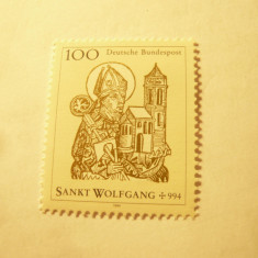 Serie 1 val. RFG 1994 1000 Ani Biserica St Wolfgang constr. in 994 , val.100pf