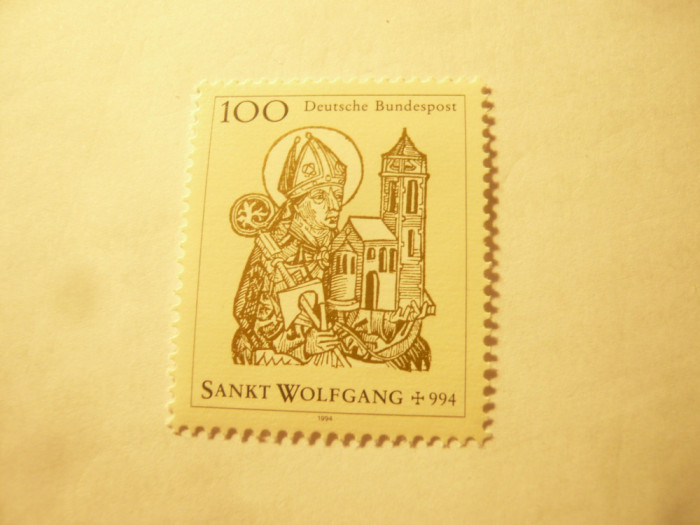 Serie 1 val. RFG 1994 1000 Ani Biserica St Wolfgang constr. in 994 , val.100pf