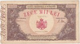 Bancnotă Rom&acirc;nia 10.000 lei 1945 &ndash; BNR, Regele Mihai I
