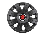 Cumpara ieftin Set 4 capace roti Cosmos Negru R15, pentru gama auto Suzuki, Autohelix MSA