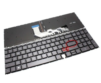 Tastatura HP Maro Envy X360 15M-ED15-EE0000 iluminata layout US fara rama enter mic, Envy x360 15M-EE foto