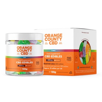 Jeleuri CBD, Orange County CBD, Cuburi , 400mg foto