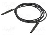 Cablu de măsurare ST&Auml;UBLI 32A 4 mm mufă banană 2m negru