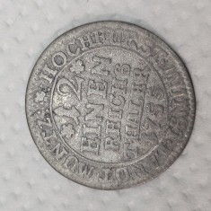 Germania , Statele Germane 1/12 taler 1755 , argint