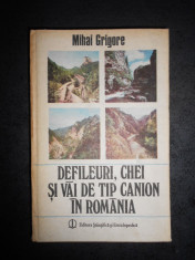 MIHAI GRIGORE - DEFILEURI, CHEI SI VAI DE TIP CANION IN ROMANIA foto