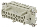 Conector HDC inserturi de contact mamă DE PIN 16A