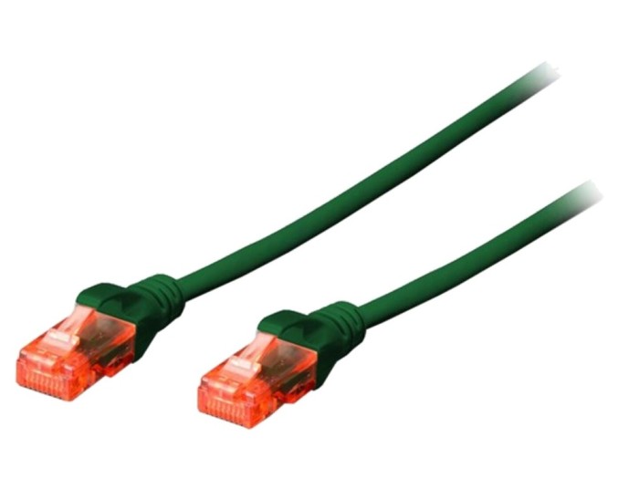 Patch Cord Ethernet Verde 20m Cat5e CCA PVC