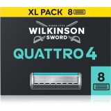 Wilkinson Sword Quattro Essential 4 Titanium Sensitive rezerva Lama 8 buc