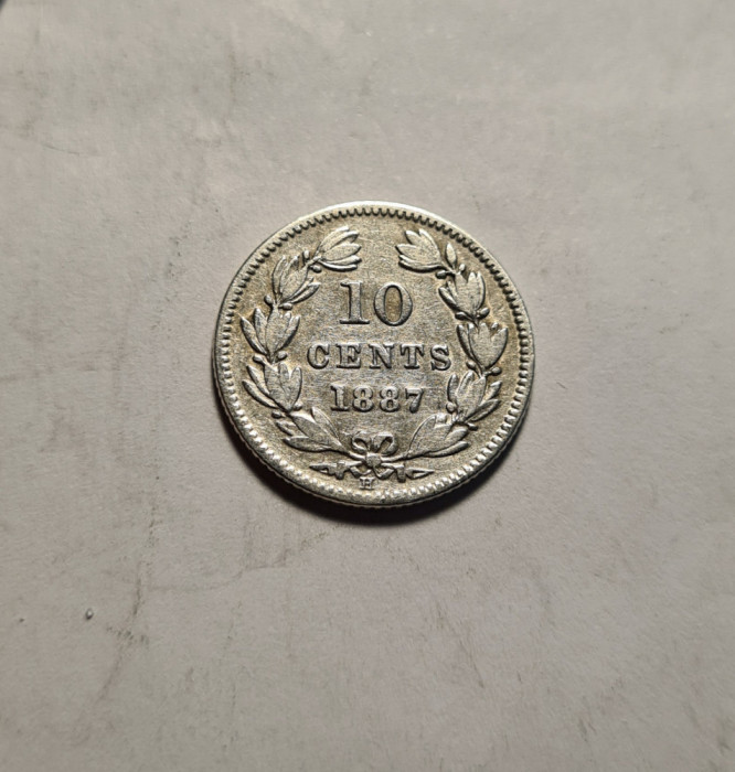 Nicaragua 10 Centavos 1887