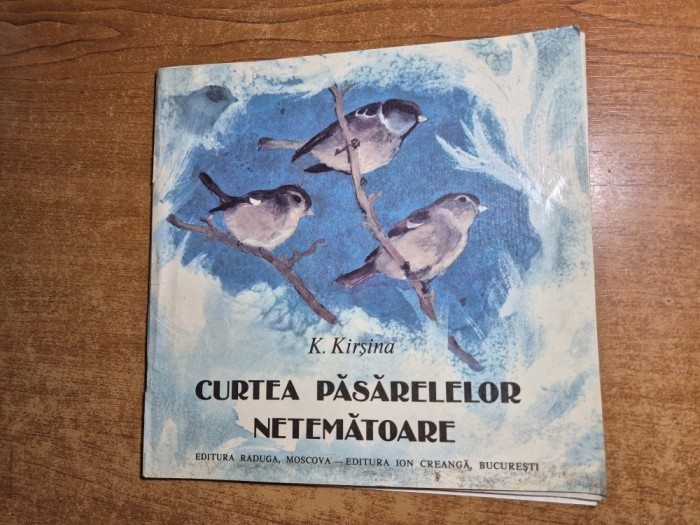 carte pentru copii - cartea pasarilor netematoare - din anul 1985