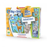 Puzzle Podea Animale Mici-Mari The Learning Journey 51 Piese, Joc Educativ 3+