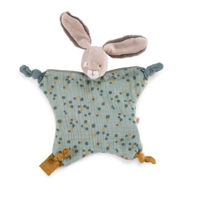 Comforter, jucarie bebe senzoriala Iepuras salvie, Moulin Roty foto