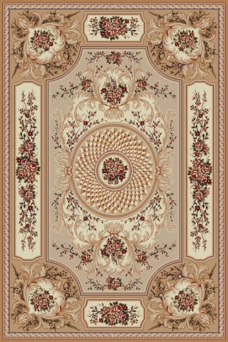 Covor Clasic, Lotos 531, Bej, Diverse Dimensiuni - 50x80 cm