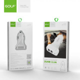 Alimentator Incarcator de la auto la 2x USB-A 2.1A + 1x USB-A 1A GF-C11 Golf, Oem