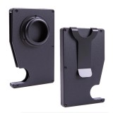 Cumpara ieftin Portofel carduri THD pentru barbati, echipat cu Airtag, metalic, design minimalist, negru