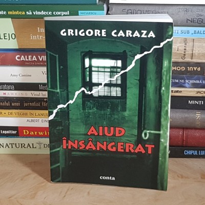 GRIGORE CARAZA - AIUD INSANGERAT , EDITIA A II-A , PREF. PREOT GHEORGHE CALCIU , 2007 , CU DEDICATIE SI AUTOGRAF * foto