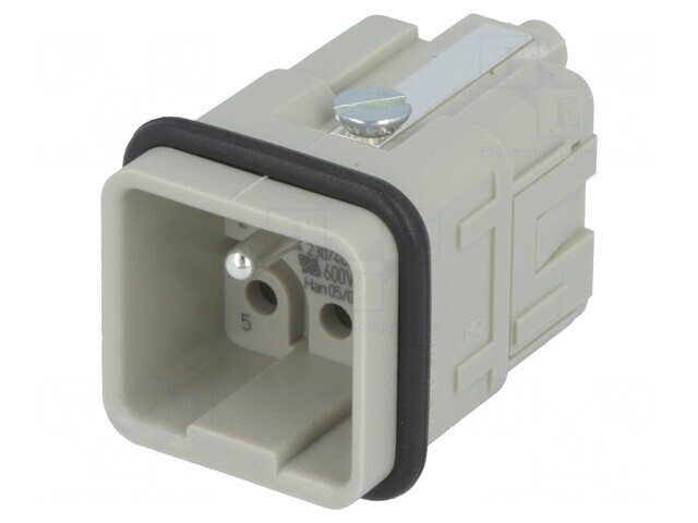 Conector HDC Han Q 6 5 PE 400V