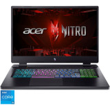 Laptop Gaming Acer Nitro 17 AN17-51-50RV cu procesor Intel&reg; Core&trade; i5-13500H pana la 4.70 GHz, 17.3 Full HD, IPS, 165Hz, 16GB, 512GB SSD, NVIDIA&reg; GeFor