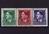 ✅ (S34) Germania Reich 1944 Guvernamantul General- aniversarea Adolf Hitler 55 de ani ,serie Michel 117/119 ,MNH