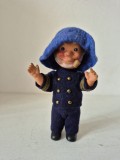 Marinar, jucarie veche vintage, cauciuc, articulata, 15cm
