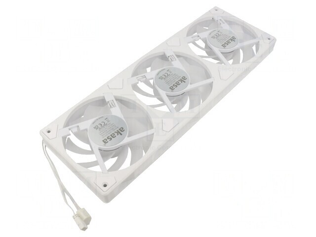 Ventilator axial 12V DC 365mm alb AK-FN113-WH