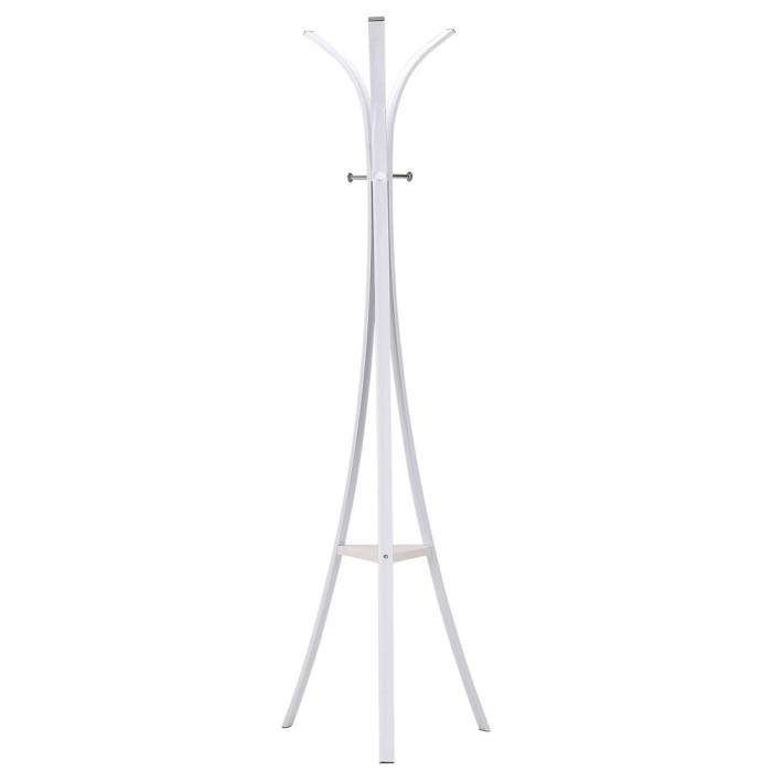 Cuier metalic tip pom SL Gent, 6 agatatori, alb