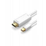 Mini Displayport DP Male la cablu HDMI Male 4K*2K-Lungime 1.5 Metri-Culoare Alb