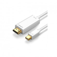 Mini Displayport DP Male la cablu HDMI Male 4K*2K-Lungime 1.5 Metri-Culoare Alb