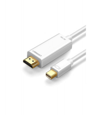 Mini Displayport DP Male la cablu HDMI Male 4K*2K-Lungime 1.5 Metri-Culoare Alb foto