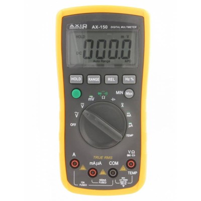 multimetru digital, AXIOMET, AX-150, 0.1...400mV-1kV, 0.4mA-10A foto