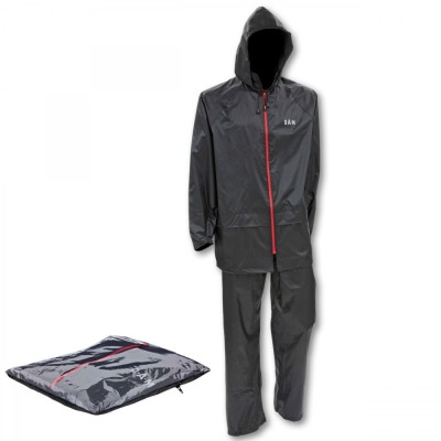 Costum de Ploaie DAM Protec Rainsuit Negru, Marime 2XL foto