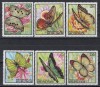 Burundi 1968 - Fluturi, 3 serii, 6 poze, MNH, Nestampilat