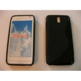Husa Silicon S-Line Neagra pentru HTC Desire 610 - Protectie Premium