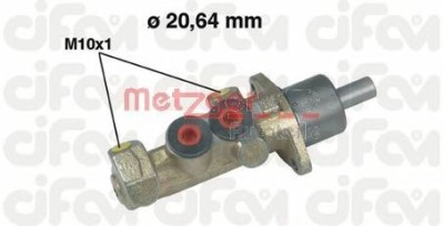 Pompa centrala, frana RENAULT MEGANE I Scenic (JA0/1) (1996 - 2001) METZGER 202-242 foto