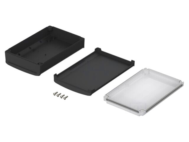 Carcasă desktop BOPLA BoVersa policarbonat 140x210x63mm IP66/IP68 negru