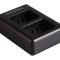 Garmin VIRB XE, GMICP902624 &Icirc;ncărcător rapid dublu cu cablu Micro USB - Patona