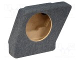 Carcasă difuzor MDF melanj gri 250mm BASSER pentru BMW 15l