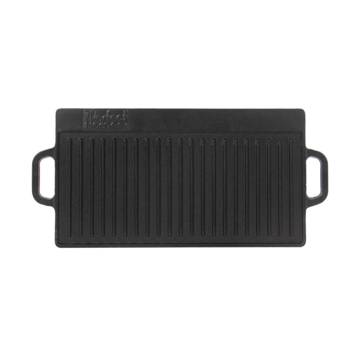 Plita Grill Chef, reversibila, fonta, 50 x 23.5 cm