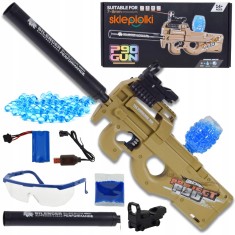 PISTOL CU BILUȚE DE GEL LANSATOR AUTOMAT DE PUȘCĂ JUCĂRIE CU BATERIE