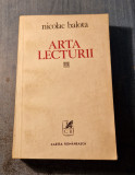 Arta lecturii Nicolae Balota