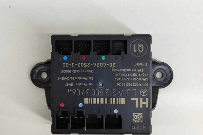 Modul de control ușă st&acirc;nga spate MERCEDES-BENZ C T-Model S204 2012 OEM: A2129003906,A2128208526,A2129029902 22539937