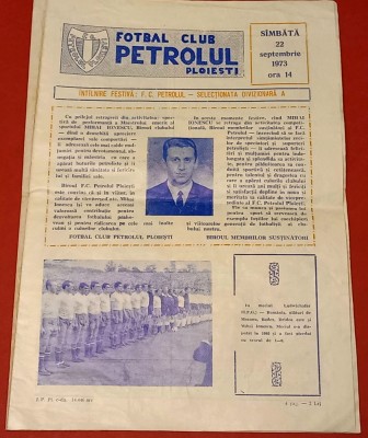 Program fotbal-PETROLUL Ploiesti-Selectionata A(Retragerea M.iONESCU-portar) foto