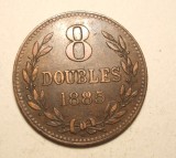 GUERNSEY 8 DOUBLE 1885 HEATON