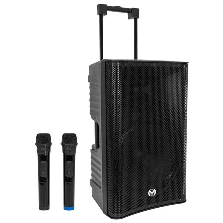 BOXA PORTABILA 15&#039;&#039;/38CM 300W RMS TWS CU BT/USB + 2 MIC WIRELESS