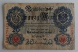 Bancnota Germania - 20 Mark 1907 - An rar, Europa