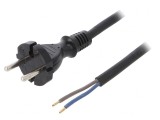 Cablu Electric 2x1,5mm2 Negru 4,5m 16A