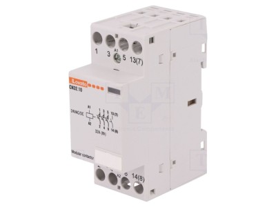 Contactor 4-polar 32A 24VAC/DC foto